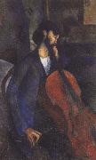 Amedeo Modigliani The Cellist (mk39) oil painting reproduction